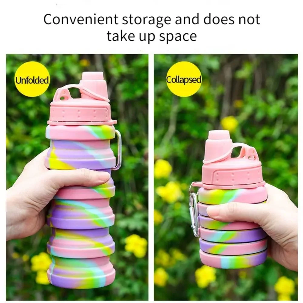 Expandable Silicone Sipper Bottle For Kids - Image 2