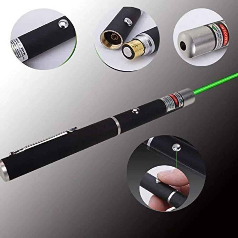 Powerful Laser Pointer Pen: 5mW Green Beam (Age 6+) - Image 5