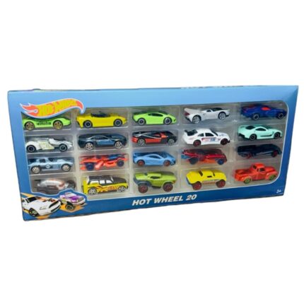 Shopbefikar Hot Wheels 20 Car Pack: Double the Racing Fun (Metal & Plastic)