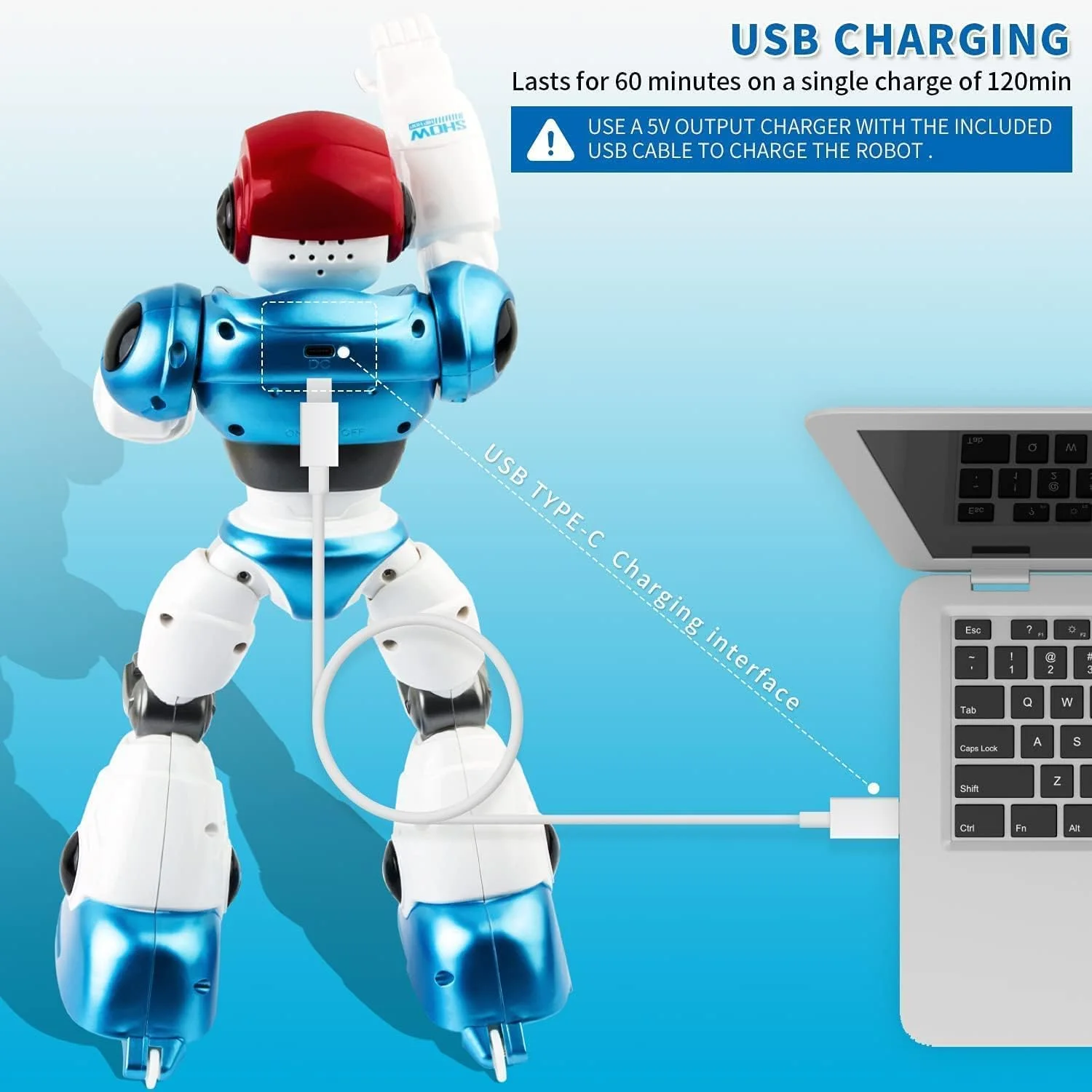 Electric Intelligence Robot with Remote Control - Image 4