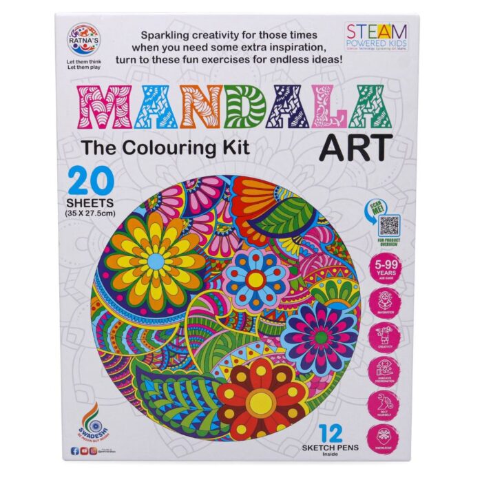 Mandala Art Colouring Kit