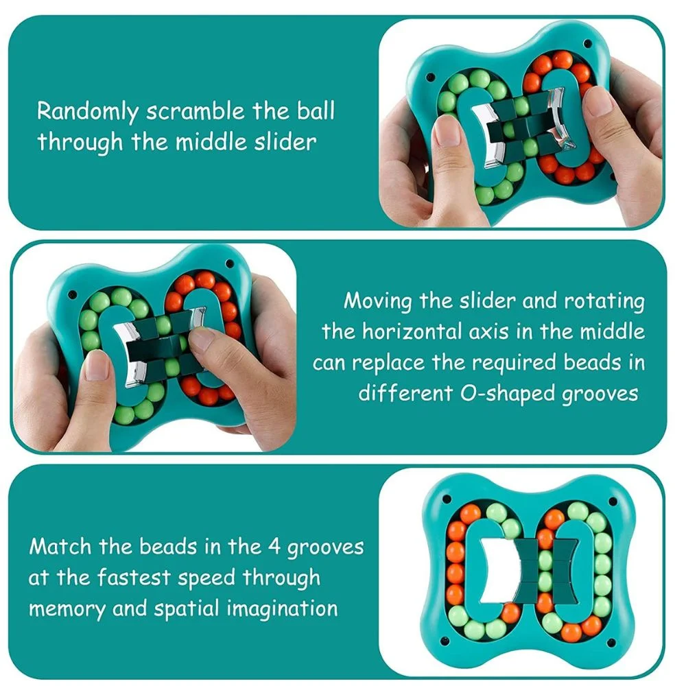 Fingertip Rotation Magic Bean Toy:  Fidget and Puzzle - Image 3