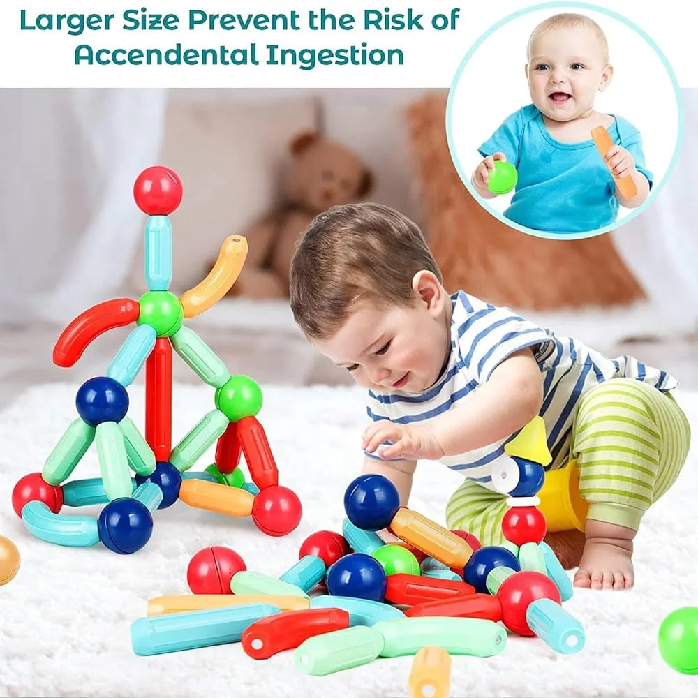 Magnetic Sticks Building Blocks for Kids | Ages 3+ | STEM Toys - Image 7