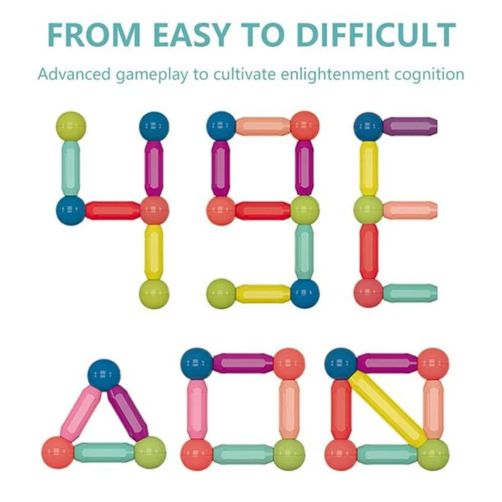 Magnetic Sticks Building Blocks for Kids | Ages 3+ | STEM Toys - Image 3