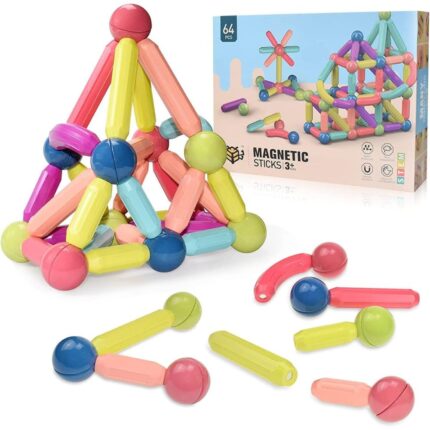 Promote STEM learning and creativity with our Magnetic Building Sticks and Balls set. Safe, high-quality, and perfect for imaginative play.