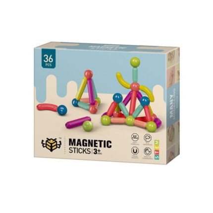 36 Pcs Magnetic Building Sticks and Balls Set: Unlock Creativity and Learning
