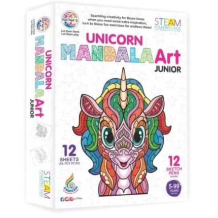 Mandala Art Unicorn Colouring Kit