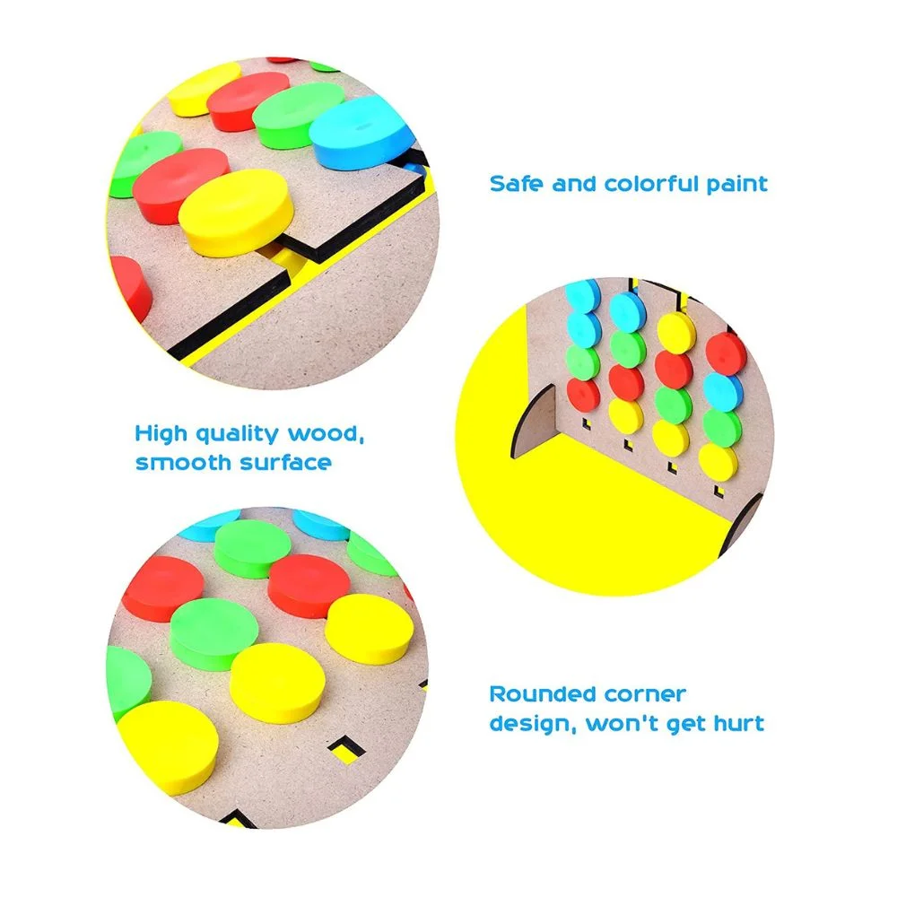 Wooden Montessori Slide Puzzle toy - Image 3