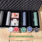 Premium Poker Chip Set 500 Pieces with Aluminum Case | Clay Chips Casino Set | Heavy Weight Poker Set - Image 4