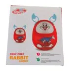 Cute Rabbit Roly Poly With Silicon Teether - Image 3