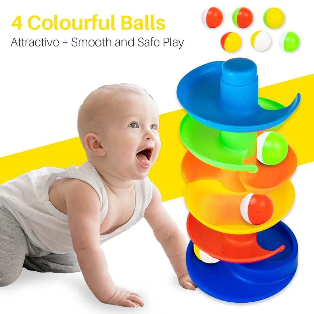 Rainbow Spinning Tower Ball - Image 1