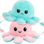 Reversible Octopus Plush Toy (color may vary)