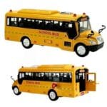 Yellow School Bus Toy with Lights & Music | Pull Back Bus for Kids – Shopbefikar