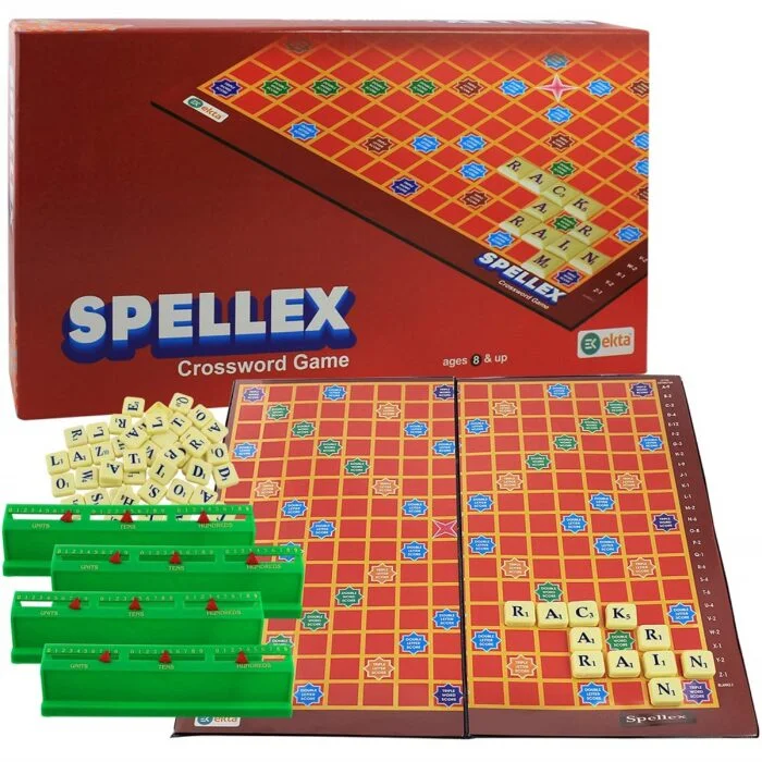 EKTA Spellex Board Game: Fun Spelling & Vocabulary Learning (Ages 8+) | Shopbefikar