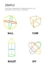 48 Pieces Straw Building Blocks - Image 4