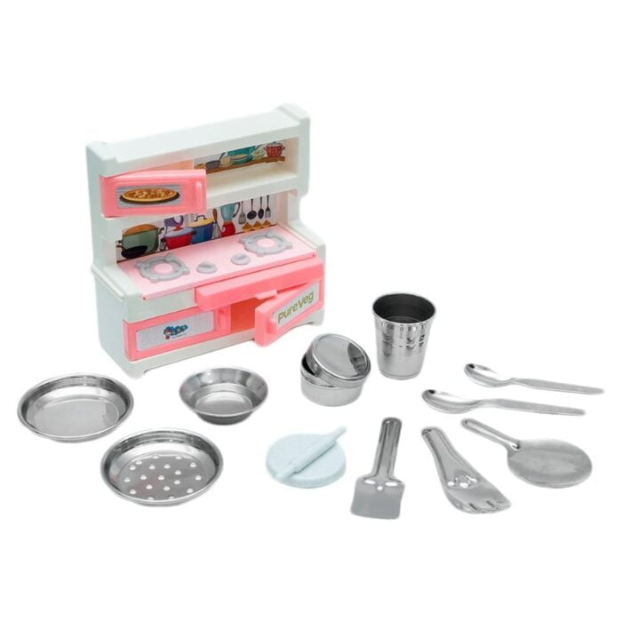 Explore imaginative play with the Nano Foodie Kitchenware Set. Designed for kids aged 3 and above, this child-safe, non-toxic kitchen set includes 13 pieces for cooking, shopping, and creative fun. Foster culinary skills with vibrant, high-quality plastic utensils. Order now and let your child embark on a world of culinary adventures!