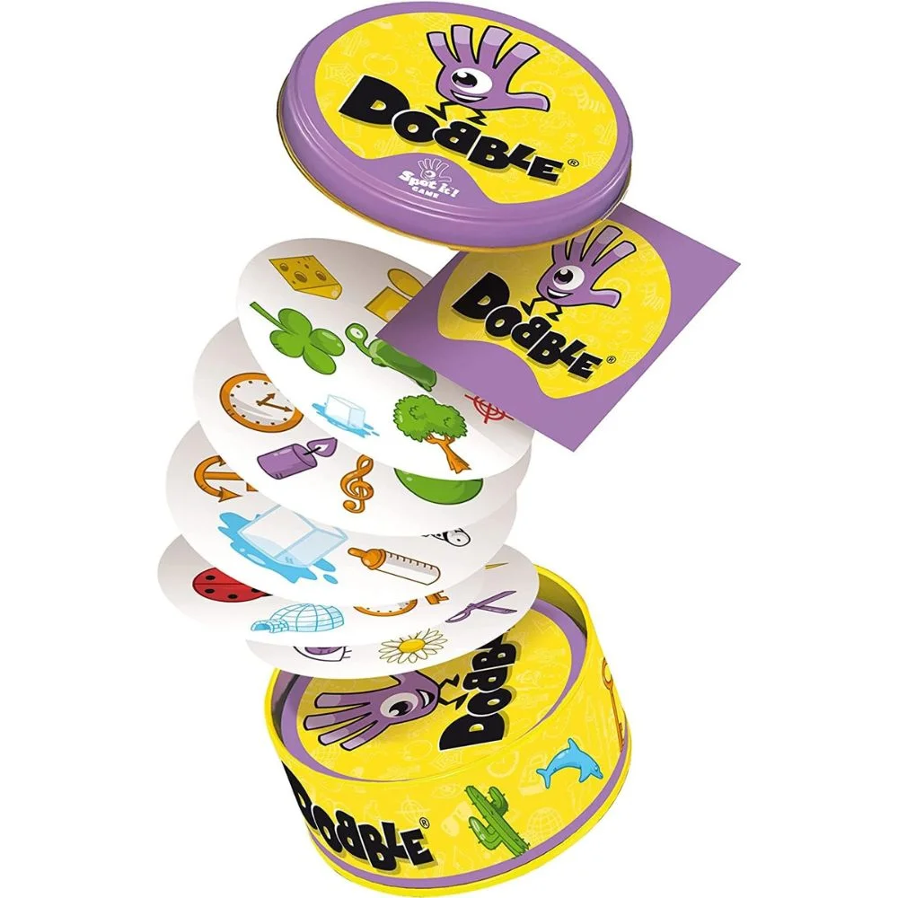 dobble spot it card game Shopbefikar Dobble: The Fast-Paced Family Fun! (Ages 6 & Up, 2-8 Players)