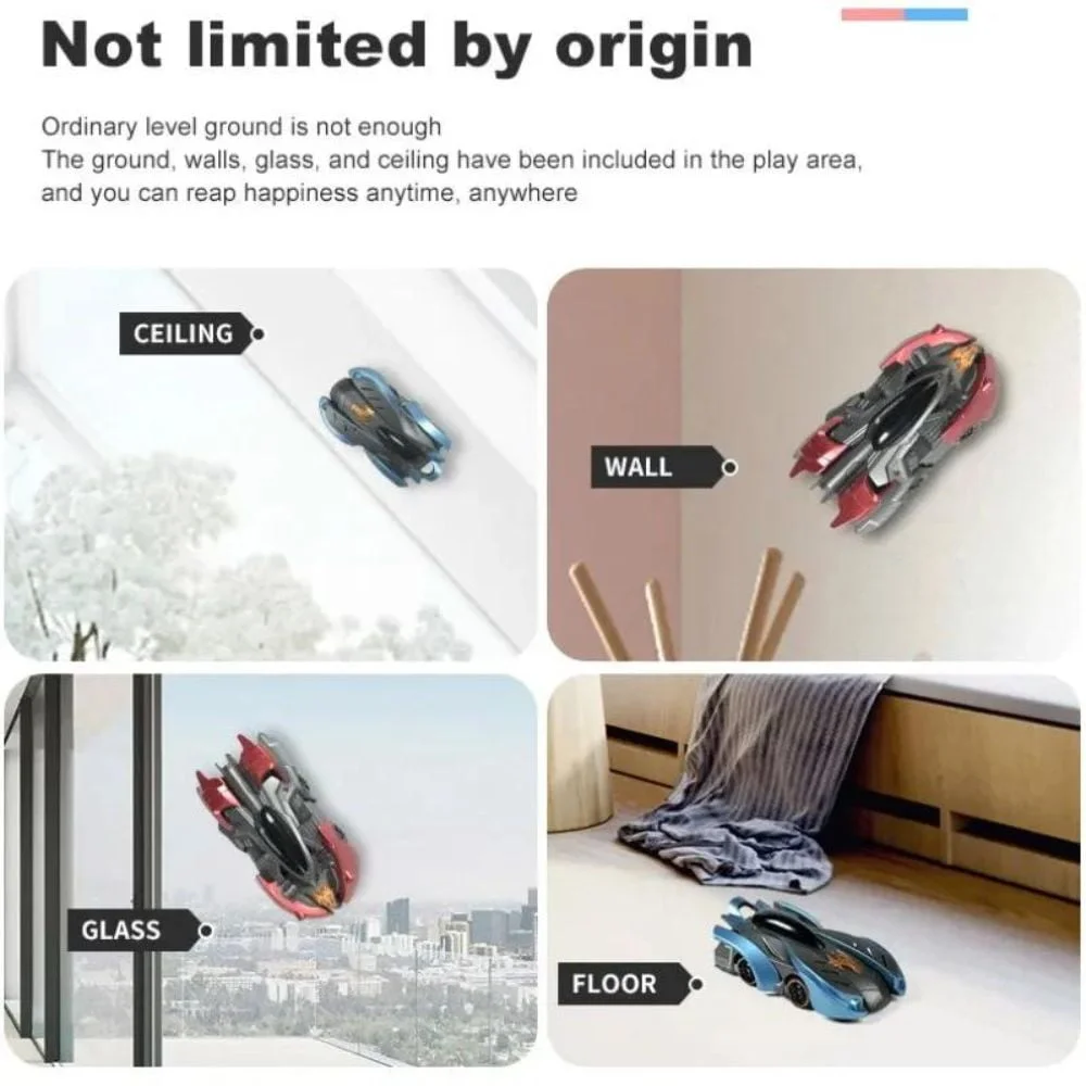 Wall Climbing RC Car: Defy Gravity, 360° Stunts, LED Lights (Age 4+) - Image 5