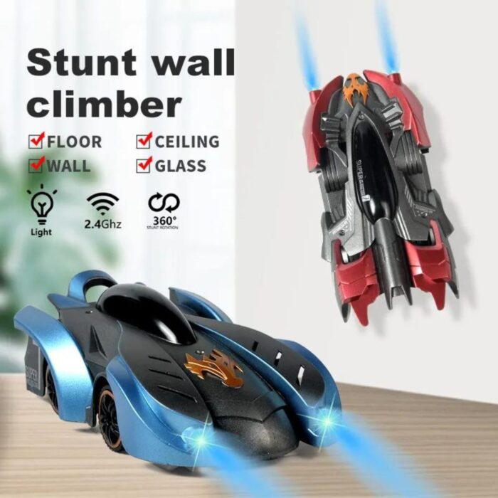 Gravity-Defying RC Car: Wall Climbing Marvel