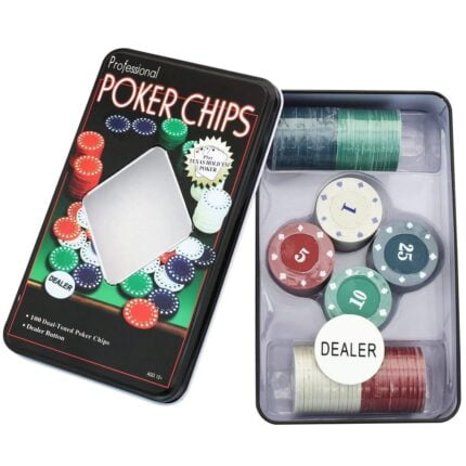 Shopbefikar 100 Pcs Poker Chip Set - Fun for Family Game Nights