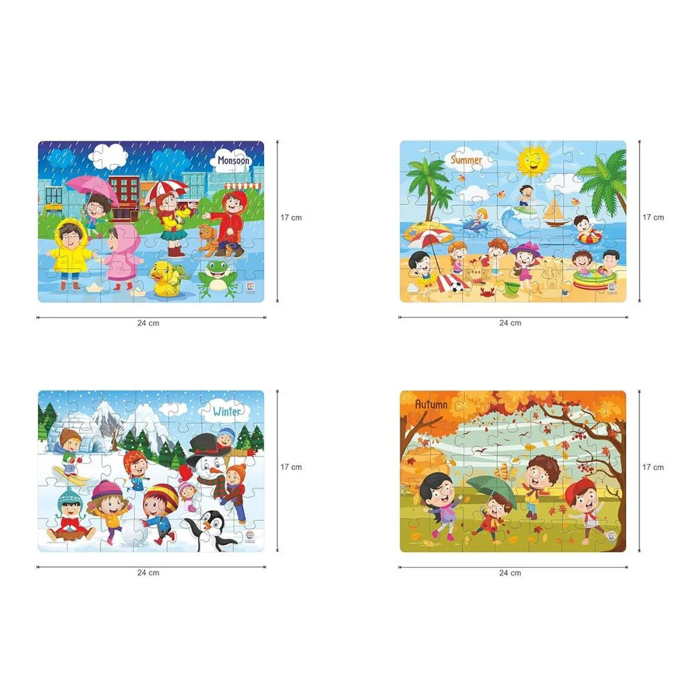 4 in 1 indain season puzzle (1) 4-in-1 Indian Seasons Puzzle Set - Image 7