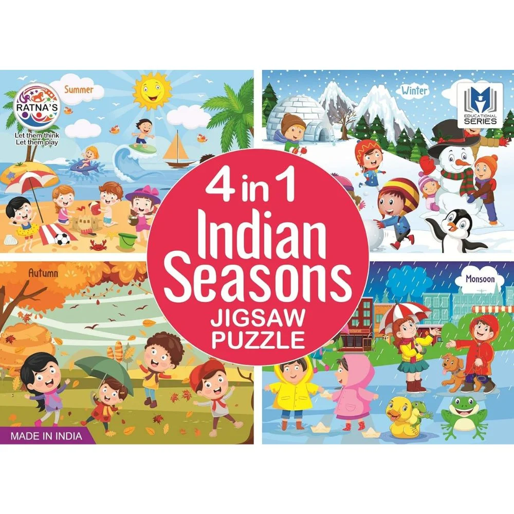 4 in 1 indain season puzzle (2) 4-in-1 Indian Seasons Puzzle Set - Image 9