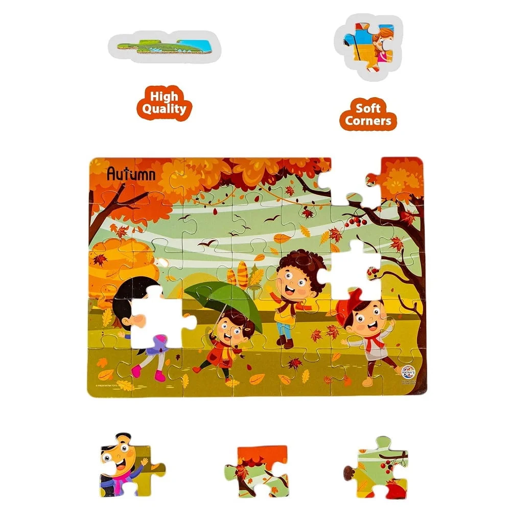 4 in 1 indian season jigsaw puzzle6 4-in-1 Indian Seasons Puzzle Set - Image 6