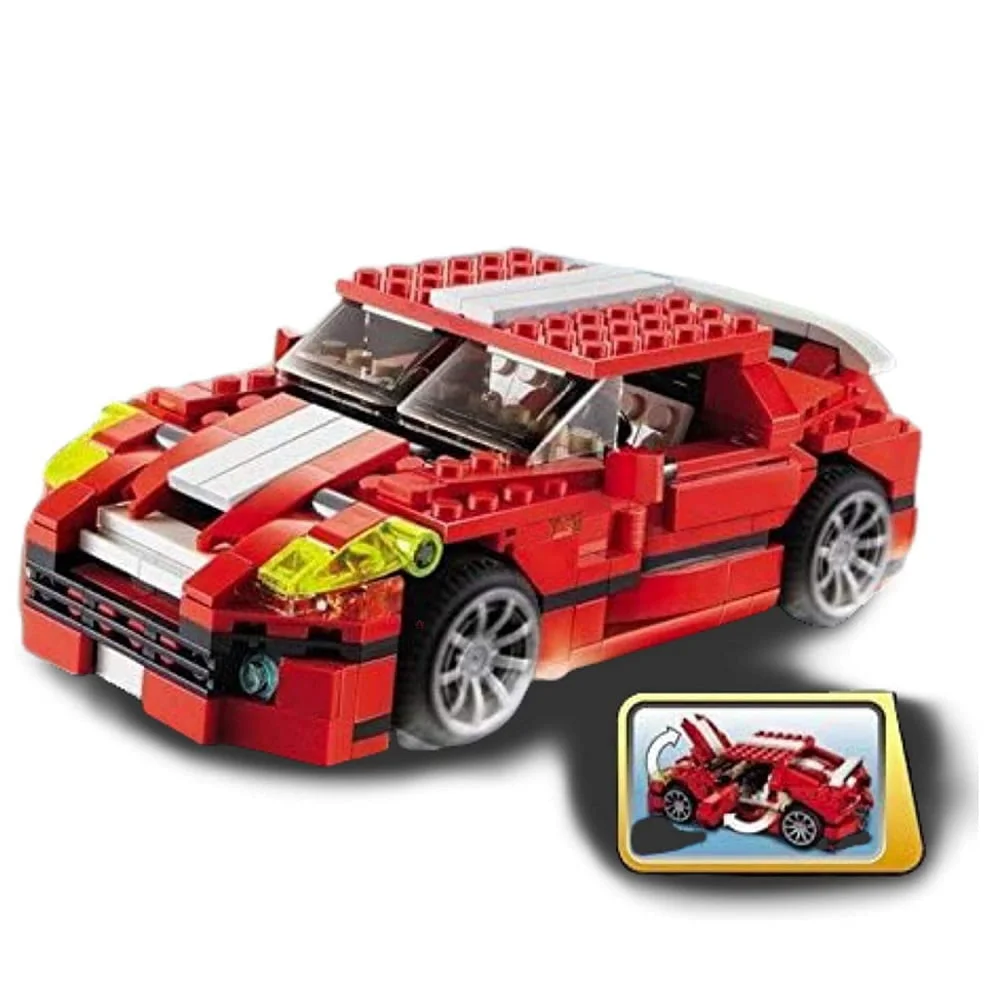 Architect 3 In 1 Racing Car Dinosaur Plane Building Blocks Set - Image 6