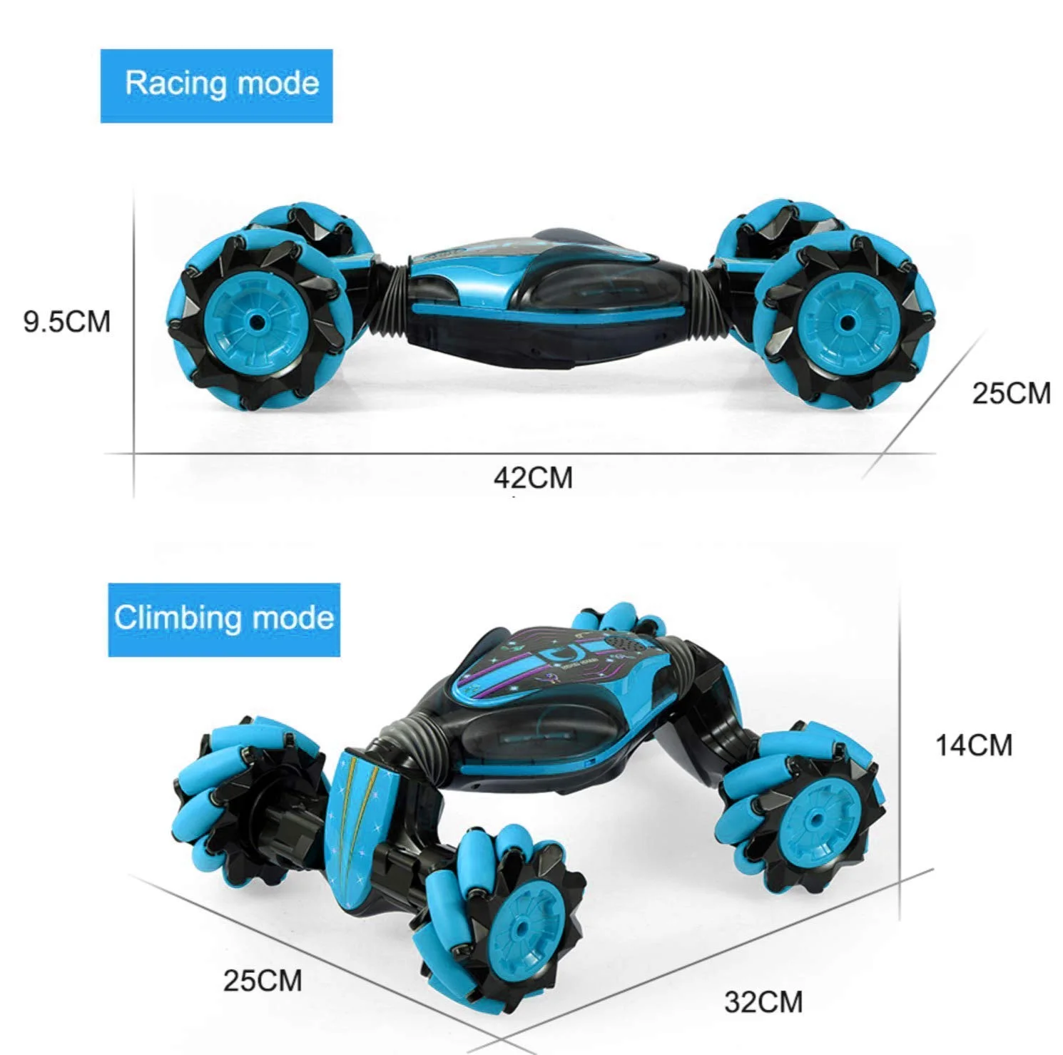 Double-Sided Gesture Control Stunt Car - Image 3