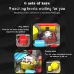 Giant Transparent Car Adventure Track Toy with Light & Music (Age 3+) - Image 5