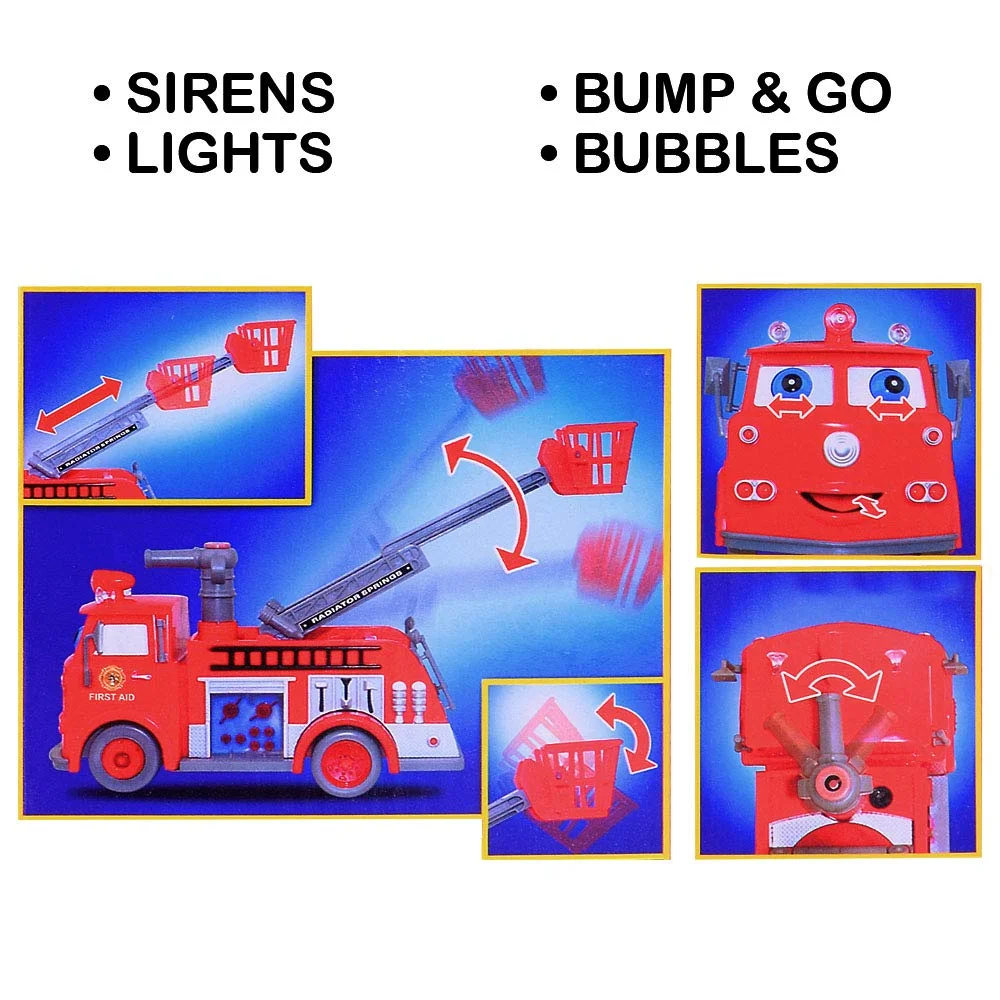 Bubble Blowing Fire Engine Toy Truck - Image 4