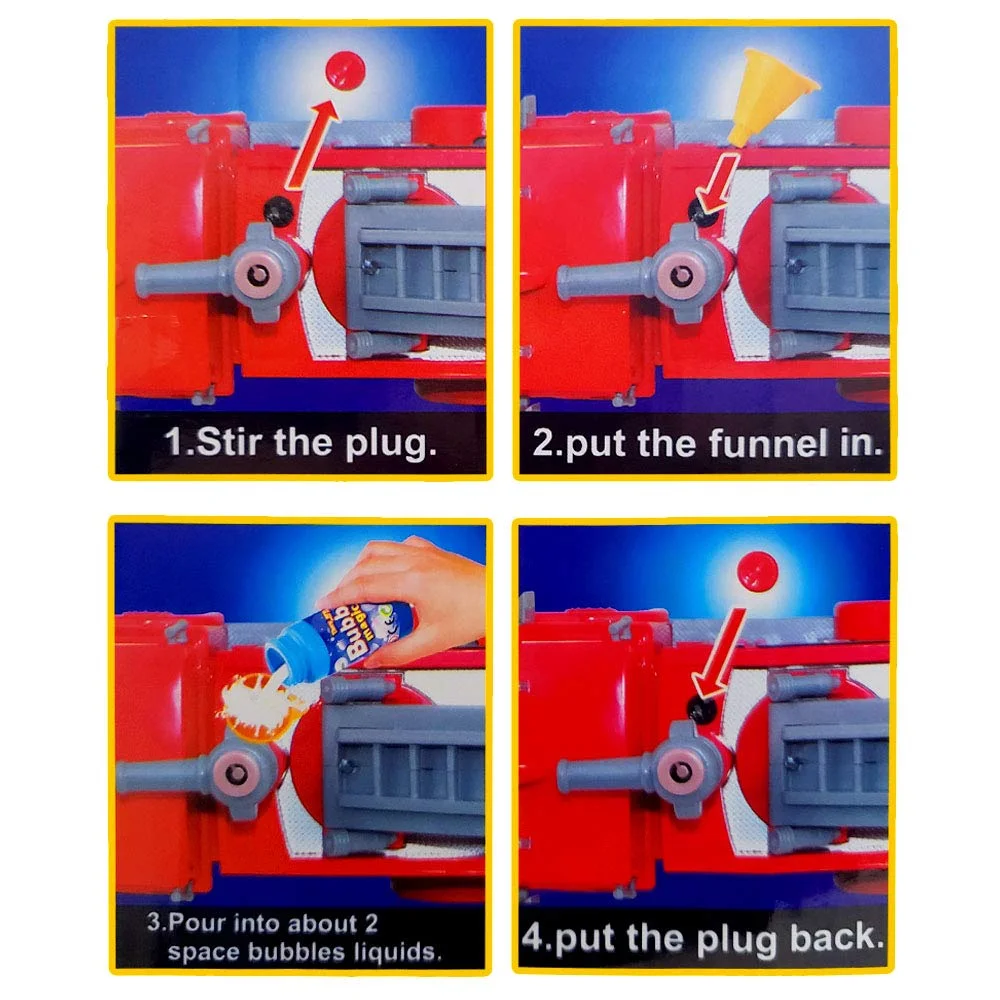 Bubble Blowing Fire Engine Toy Truck - Image 5