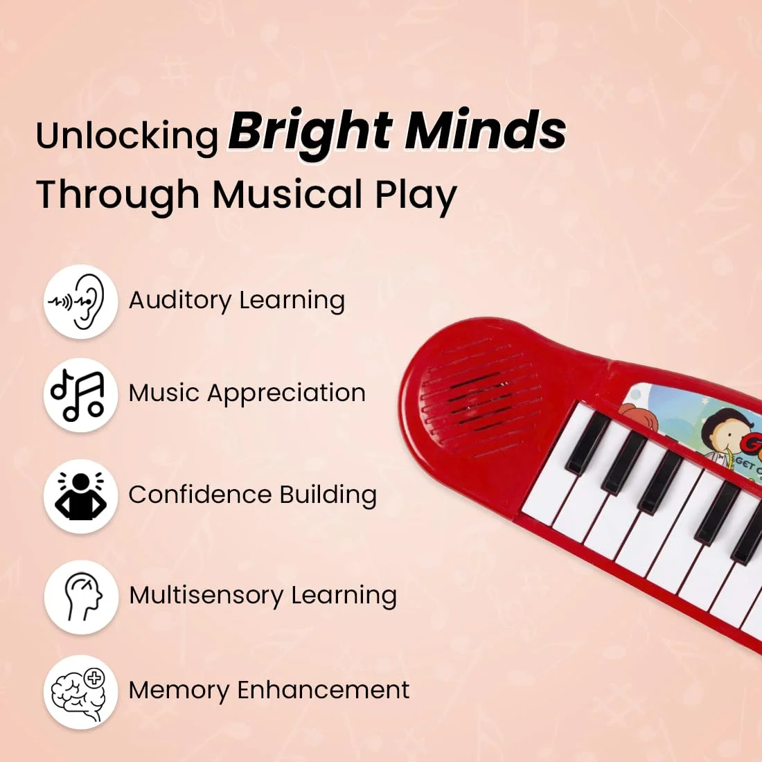 Mini Portable Piano Keyboard Musical Toy - Image 2