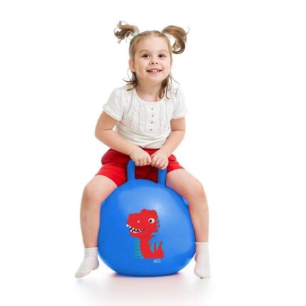 Sit and Bounce Rubber Hop Jumping & Bouncing Ball