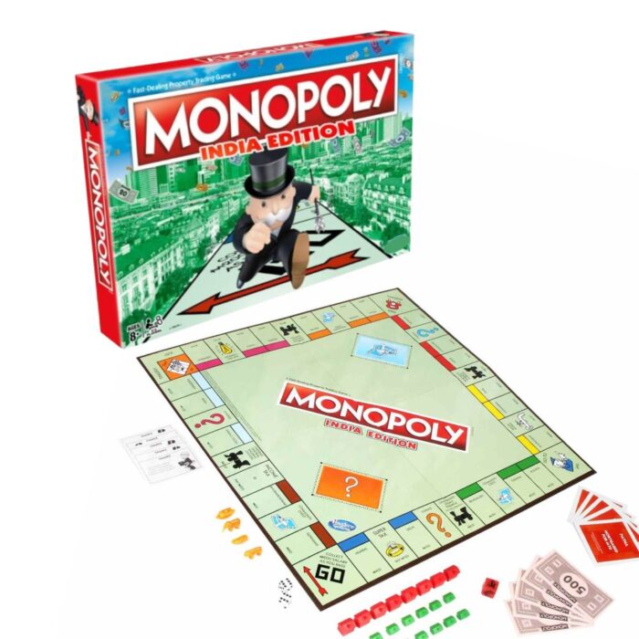 Shopbefikar Monopoly India Edition: Giant 40x40 cm Board, Epic Indian Real Estate Fun