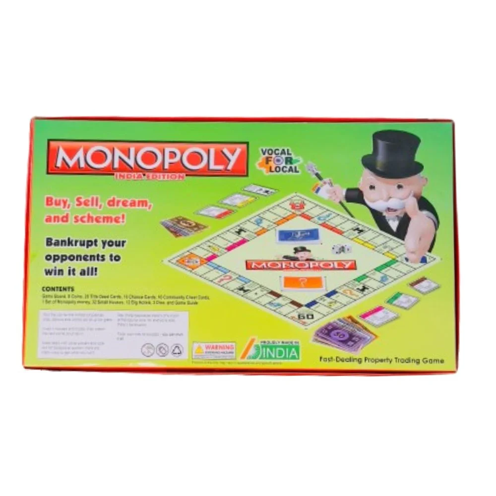 Monopoly India Edition: Large 40x40 cm Board Game for Ages 8+ - Image 4