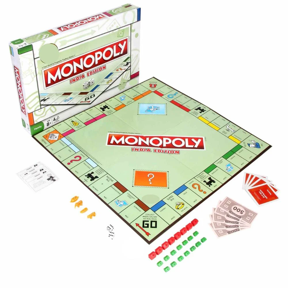 Shopbefikar Monopoly India Edition Board Game | Classic Family Board Game with Indian Cities & Landmarks