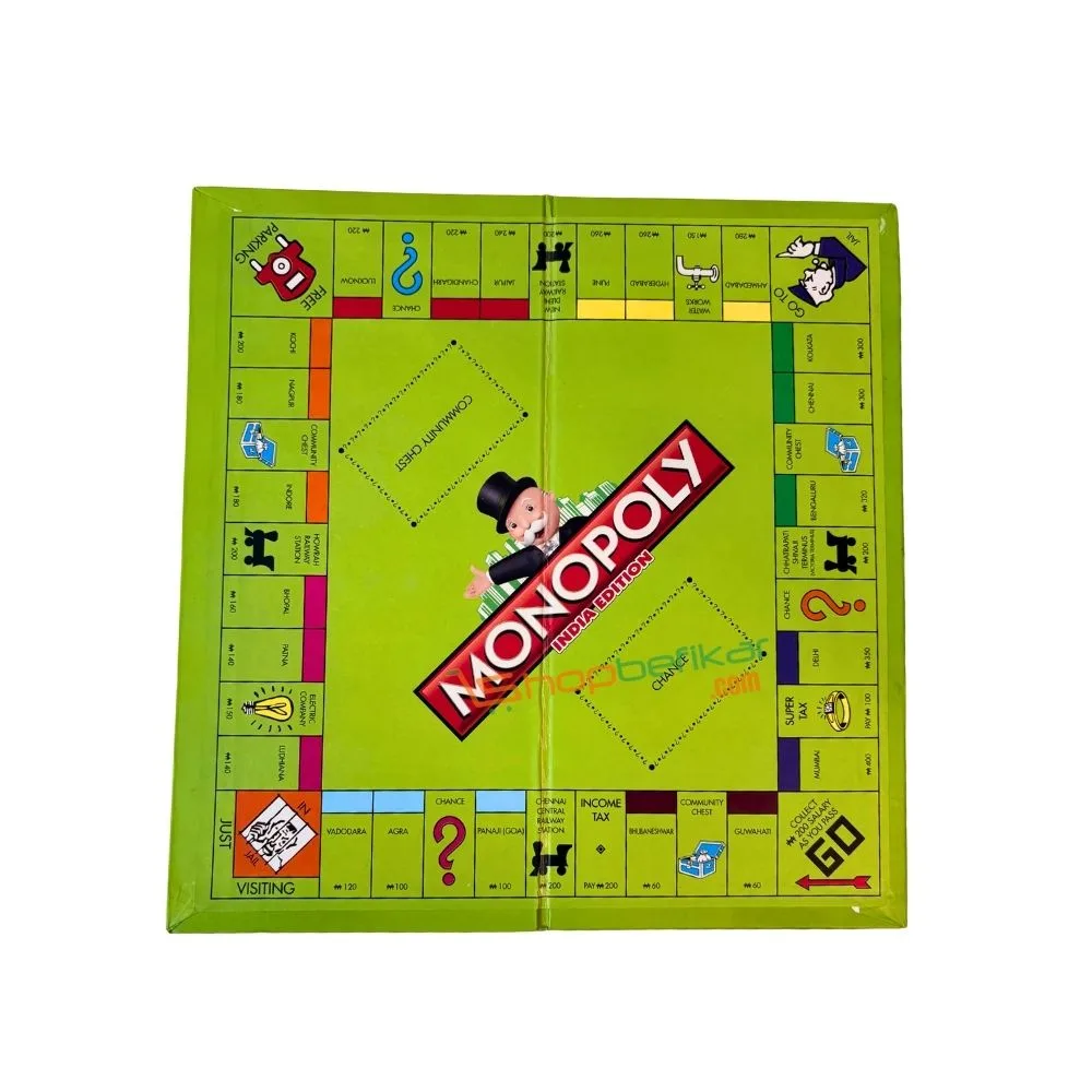 Monopoly India Edition Board Game | Classic Property Trading Fun | 2–6 Players | Ages 8+ | 32x32 cm Board - Image 6