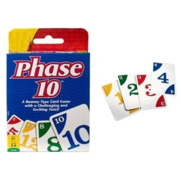 Shopbefikar Phase 10 Card Game: Rummy-Style Fun for Families & Kids (Ages 7+)