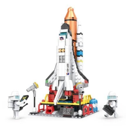 Space Shuttle Rocket Launch Building Educational Construction Learning Blocks Set