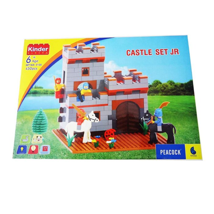 Unleash Imagination with Multicolour Castle Building Blocks Introducing our Castle Set Junior, a magical plastic house blocks set designed for builders aged 6 and above. With a generous total of 450 pieces, this set invites young minds to construct enchanting castles in a spectrum of colors. Let's explore the captivating features that make this building set an essential addition to every young architect's collection. 🏰 Construct Your Fairy-Tale Castle Step into the realm of fantasy as you embark on a journey to build your very own castle. The Castle Set Junior is more than just building blocks; it's a gateway to a magical kingdom. With multicolored pieces, builders can bring their fairy-tale visions to life, creating towers, bridges, and secret passages. This immersive construction experience not only develops fine motor skills but also sparks creativity and storytelling. 🌈 Learn, Play, and Grow Learning becomes an adventure with the Castle Set Junior. Each plastic house block is a tool for cognitive development and imaginative play. As children stack and connect, they enhance spatial awareness, color recognition, and coordination. This educational aspect of play sets the stage for a deeper understanding of architectural concepts and design principles. 🎁 Perfect Gift for Young Architects and Dreamers Searching for a gift that combines fun and fantasy? The Castle Set Junior is the ideal present for birthdays, holidays, or any occasion that calls for a touch of magic. Watch as young builders create their mystical kingdoms, fostering a love for creativity and imaginative exploration. Elevate the Castle-Building Experience 🧠 Develop Problem-Solving and Coordination Skills Building a castle requires more than stacking blocks; it demands problem-solving and coordination. This construction set serves as a catalyst for the development of critical cognitive skills. As children encounter challenges in constructing their fantasy world, they learn to strategize, adapt, and overcome obstacles—a skill set that extends beyond play. 🎉 Endless Entertainment for Solo or Group Adventures Whether building solo or collaborating with friends, the Castle Set Junior promises hours of entertainment. Encourage teamwork and communication as children work together to build their magical kingdoms. The sense of accomplishment derived from completing a castle fosters confidence and a lasting sense of achievement.