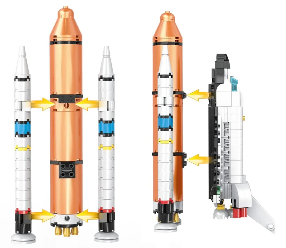 COGO Space Explorers Construction Block Set 4421 | STEM Building Toy | Space Rocket Kit | Kids 6+ - Image 7