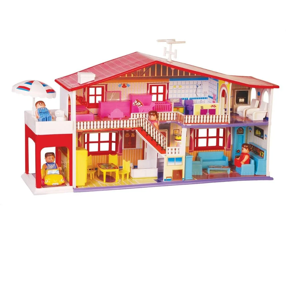 Toyzone My Deluxe Dollhouse (50 pcs)- Spark Imagination & Play! Ages 3+ - Image 2