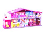 Shopbefikar Toyzone Dollhouse (50 pcs) | Ages 3+ | Spark Pretend Play & Storytelling
