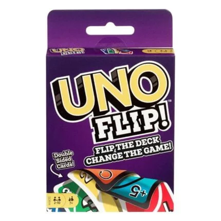 Shopbefikar UNO Flip Card Game: Double-Sided Deck & New Action Cards for Fiercer Fun!