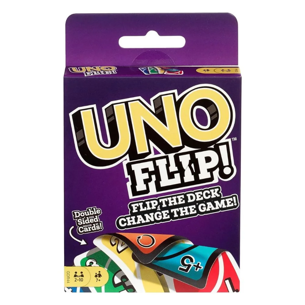 uno flip Shopbefikar UNO Flip Card Game: Double-Sided Deck & New Action Cards for Fiercer Fun!
