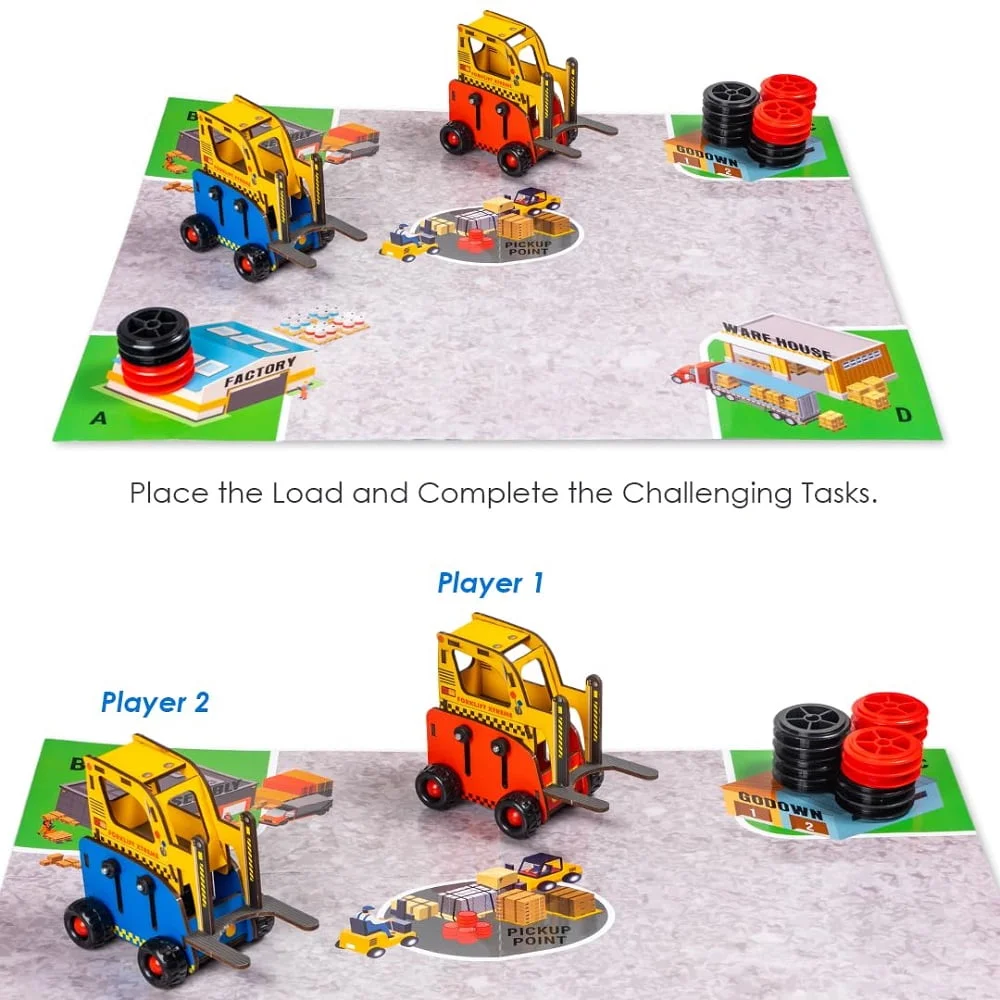 Xtreme Forklift Innovative Spring Action Toy Game - Image 4