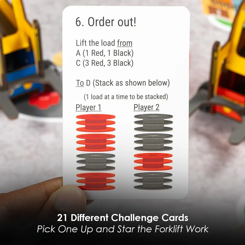 Xtreme Forklift Innovative Spring Action Toy Game - Image 3