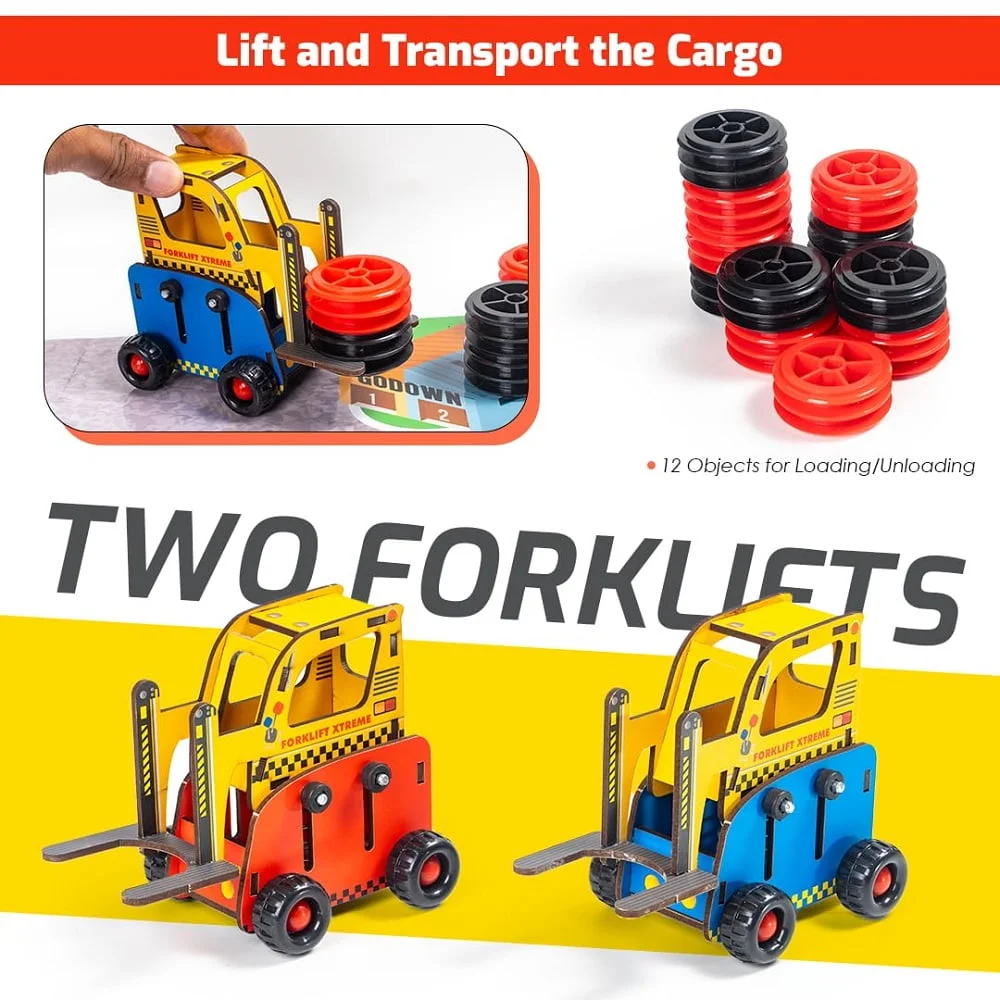 Xtreme Forklift Innovative Spring Action Toy Game - Image 5