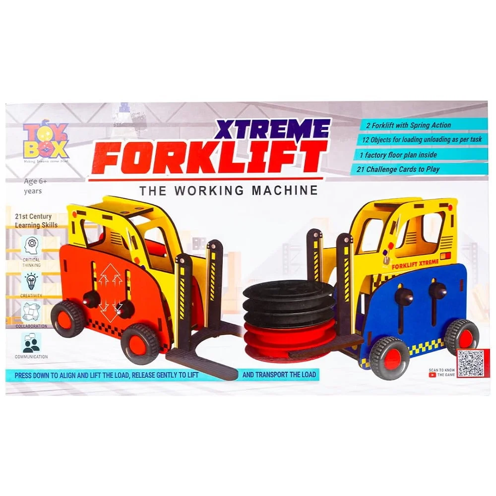 Xtreme Forklift Innovative Spring Action Toy Game - Image 8